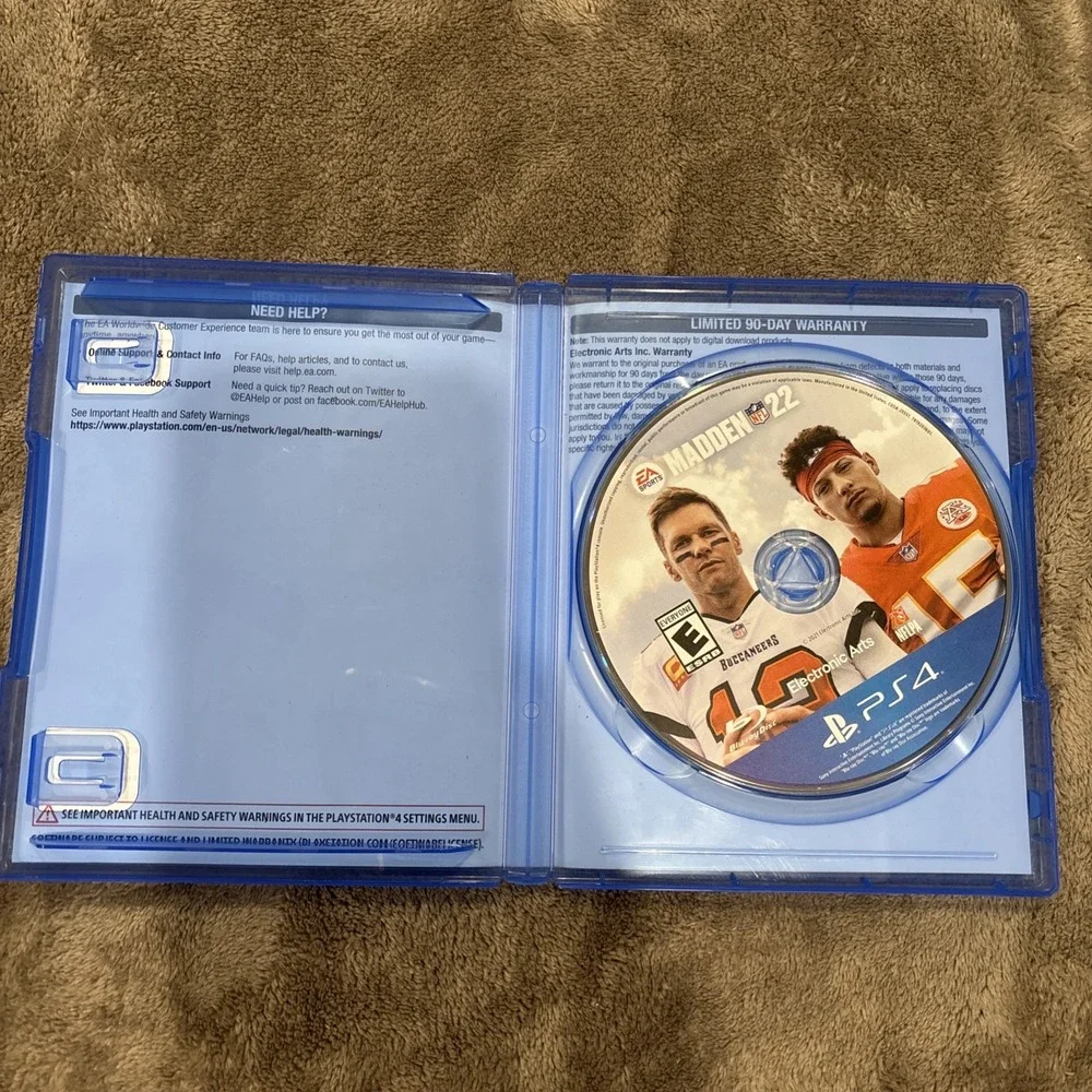 PS4‎ Madden 22 NFL PlayStation 4 Game with Case